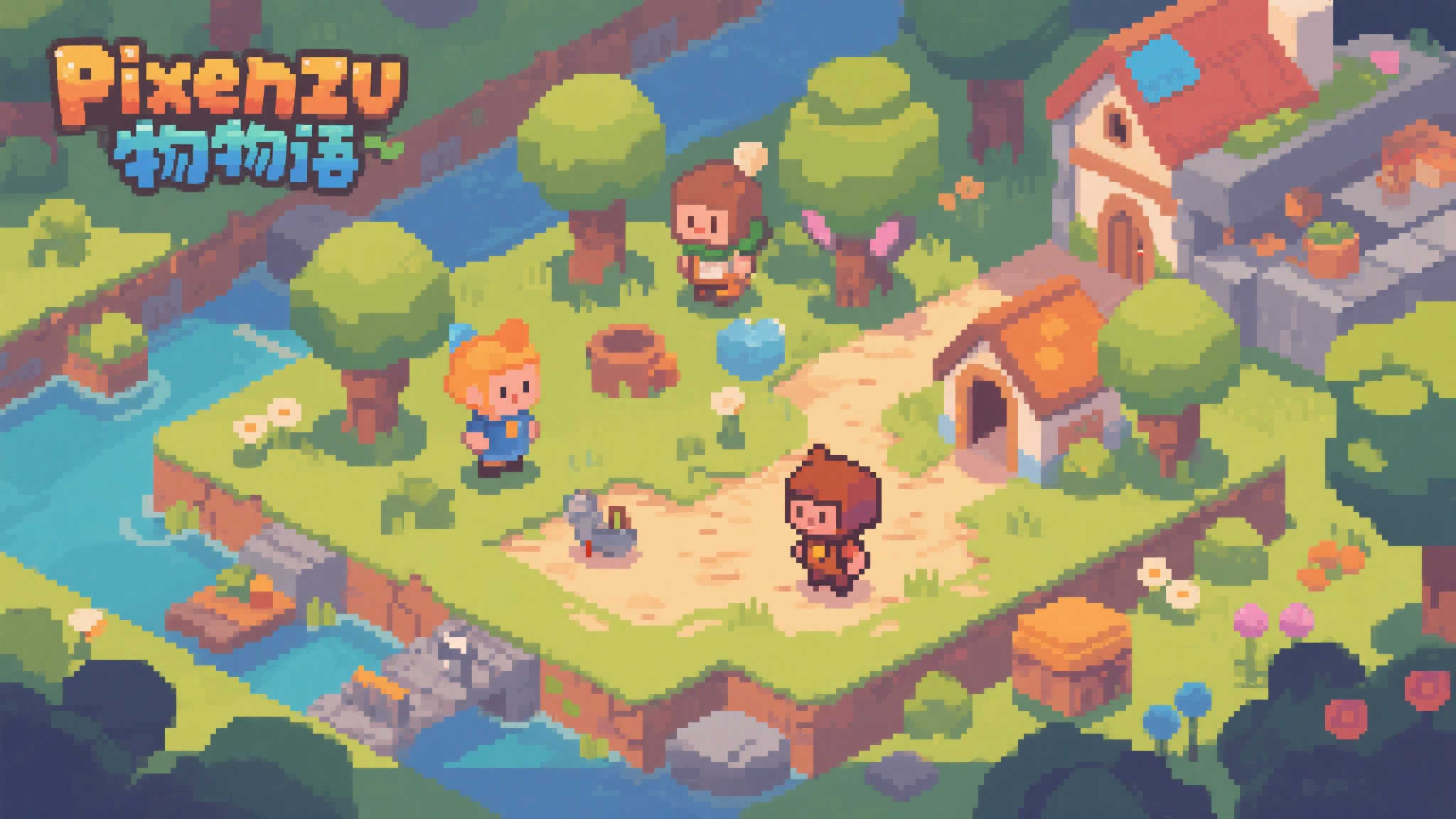 治愈系像素沙盒RPG《像素郡物语》开启萌趣冒险之旅